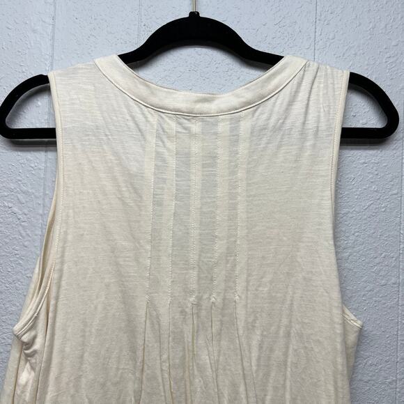 Chelsea & Theodore Bubble Hem Henley Top Large Capsule Minimalist Timeless - Picture 5 of 11